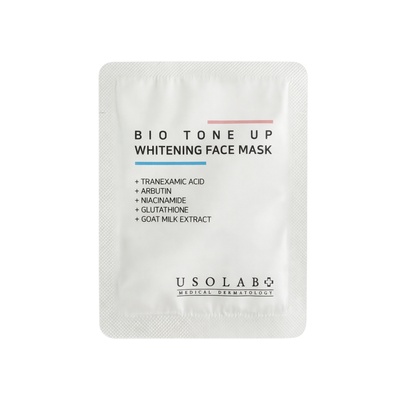 Маска для освітлення шкіри та ефекту миттєвого сяяння USOLAB Bio Tone Up Whitening Mask, 5 мл 10144 фото