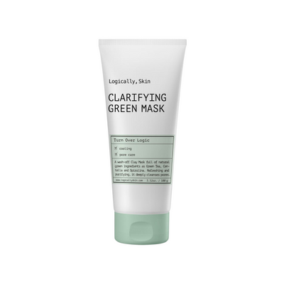 Очищувальна маска з глиною та спіруліною Logically, Skin Clarifying Green Mask 10199 фото