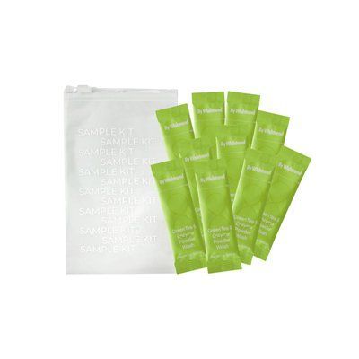 Ензимна пудра з ароматом матчі By Wishtrend Green Tea & Enzyme Powder Wash, 1 г * 10 шт 10903 фото