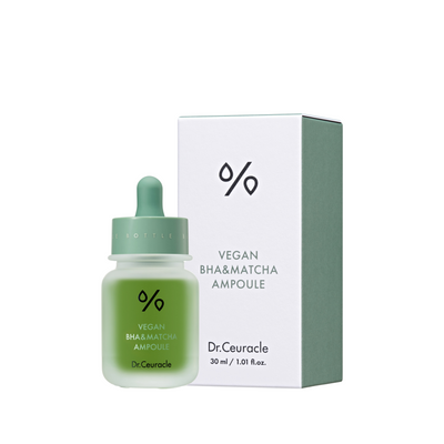 Ампульна сироватка з BHA кислотою та екстрактом чаю Матчa Dr.Ceuracle Vegan BHA&Matcha Ampoule 10773 фото