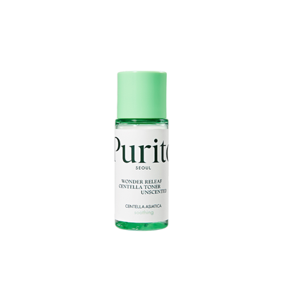 Тонер заспокійливий з центеллою без олій Purito Seoul Wonder Releaf Centella Toner Unscented, 30 мл 10275 фото