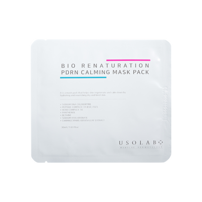 Омолоджувальна та регенеруюча маска USOLAB Bio Renaturation PDRN Calming Mask Pack 10477 фото