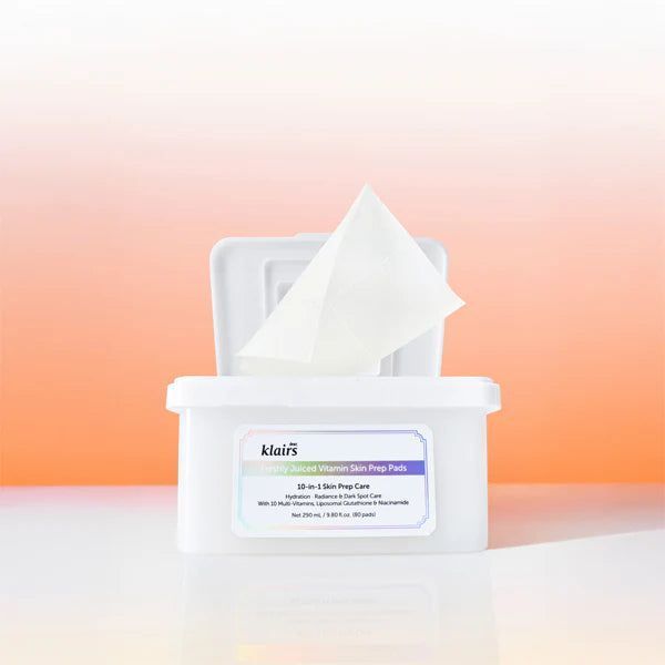 Пади для обличчя з вітаміном С DEAR, KLAIRS Freshly Juiced Vitamin Skin Prep Pads 10336 фото