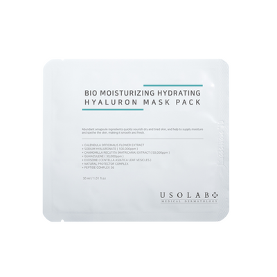 Маска для глибокого зволоження USOLAB Bio Moisturizing Hydrating Hyaluron Mask Pack 10478 фото