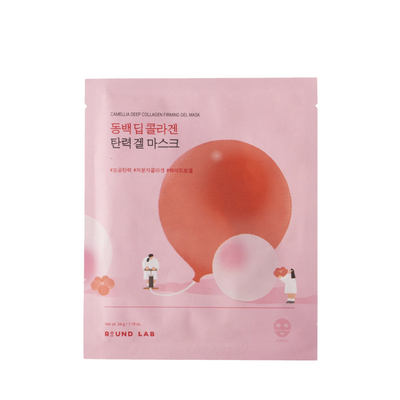 Гелева маска з колагеном ROUND LAB Camellia Deep Collagen Firming Gel Mask 10873 фото