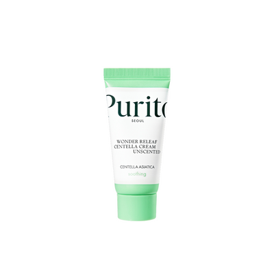 Крем відновлювальний з центеллою без олій Purito Seoul Wonder Releaf Centella Cream Unscented, 12 мл 10782 фото