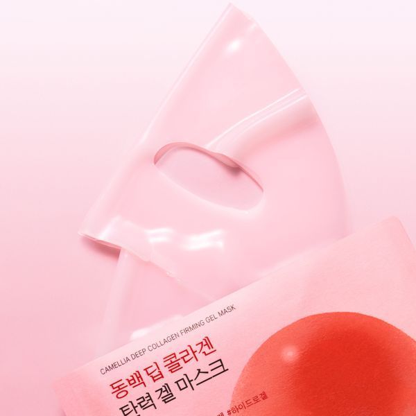 Гелева маска з колагеном ROUND LAB Camellia Deep Collagen Firming Gel Mask 10873 фото