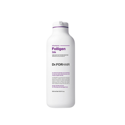 Шампунь для сухого та пошкодженого волосся Dr.FORHAIR Folligen Silk Shampoo, 500 мл 10851 фото