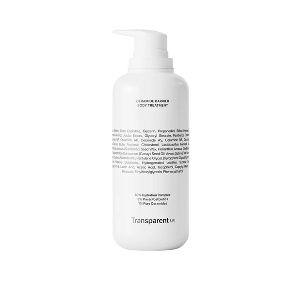 Керамідний крем для тіла Transparent Lab Ceramide Barrier Body Treatment, 400 мл 10686 фото