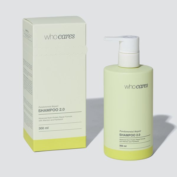 Шампунь для глибокого очищення шкіри голови WhoCares Shampoo 2.0 Fundamental Repair, 300 мл 10878 фото