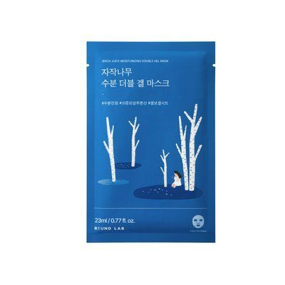 Зволожувальна гелева маска з березовим соком ROUND LAB Birch Juice Moisturizing Double Gel Mask, 1 шт 10496 фото