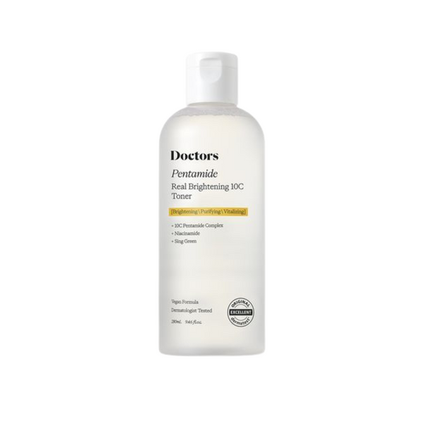 Тонер для освітлення та рівного тону шкіри Doctors Pentamide Real Brightening 10C Toner 10497 фото