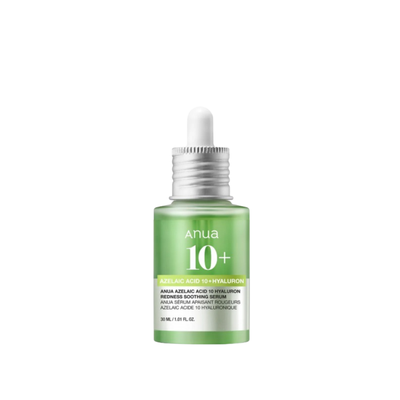 Cироватка з азелаїновою та гіалуроновою кислотою Anua Azelaic Acid 10 Hyaluron Redness Soothing Serum, 30 мл 10245 фото