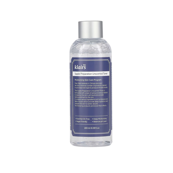 Зволожуючий тонік без ароматизатора DEAR, KLAIRS Supple Preparation Unscented Toner 180 мл 10126 фото