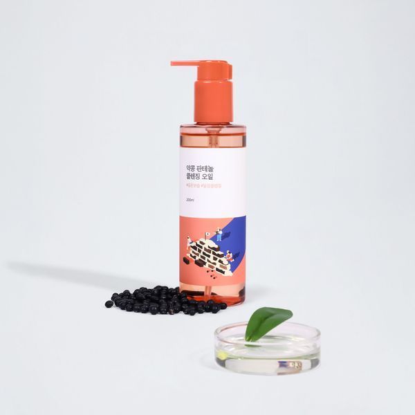 Гідрофільна олія з екстрактом соєвих бобів та пантенолом ROUND LAB Soybean Panthenol Cleansing Oil 10928 фото