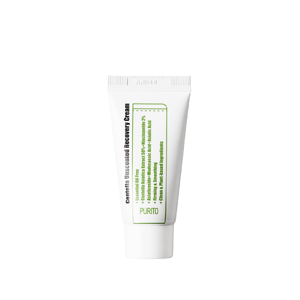 Крем для чутливої шкіри з центеллою без ефірних масел PURITO Centella Unscented Recovery Cream 12 мл 10375 фото