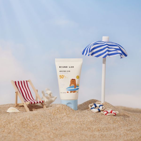 Дитячий сонцезахисний крем ROUND LAB Baby Mild Sunscreen, 60 мл 10844 фото