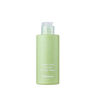 Ензимна пудра з ароматом матчі By Wishtrend Green Tea & Enzyme Powder Wash, 110 гр 10387 фото